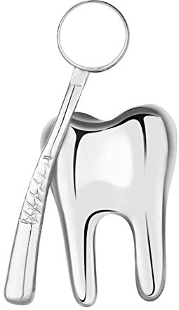 Baoblaze Niedliche Krankenschwester Brosche Anstecknadel Zahnbürste Abzeichen für Kleid Accessoires Party Hochzeit, Argent