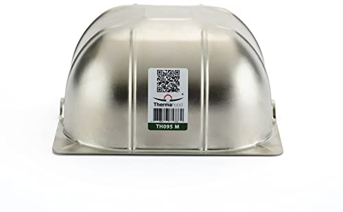 Thermahood - TH095 M - Airtight Downlight Covers | Downlight Covers for Over Recessed Lights, Downlights and Speakers- Energy Efficient, Steel, 190 x 190 x 95mm