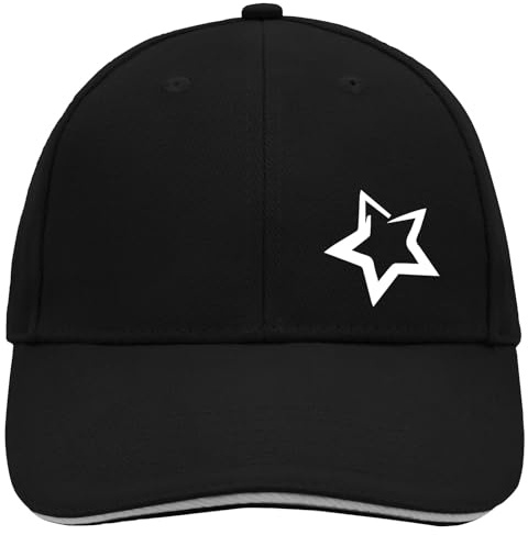 Huuraa Cappy Mütze Stern Star Geschenk | Baseballkappe Basecap Kappe Geschenkidee Unisex Baseball Cap