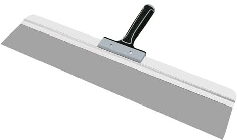 ROLLINGDOG Spatule de surface de 600 mm – Spatule large pour cloison sèche, idéale pour le masquage et le lissage, lame en acier inoxydable, poignée en caoutchouc confortable