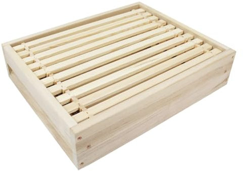 Zander Halbzarge nach Dr. Liebig für Zanderbeuten Imkerei Bienen Bienenhäuser, Inkl. Rähmchen