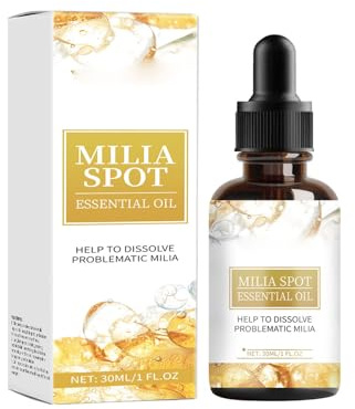 Milia Esencia Limpiadora,Tratamiento de Eliminación de Milia,Aceite Esencial para Ojos,Esencia de Manchas Milia,Suero Facial,Quitamanchas Oscuras,Serum Facial Serum Antiedad,30ml