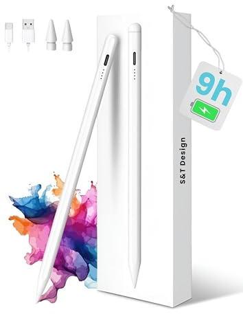 Stift für iPad USB-C Schnellladung 2018-2024 Magnetisch Stylus Pencil für Apple iPad