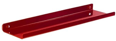 Acrylplatten, Acrylregal zur Wandaufbewahrung, schwebende Bücherregale, Ausstellungsregal, Organizer für Badezimmer, Schlafzimmer, Wohnzimmer, Küche, Raumdekoration (rot, 30 x 12 c