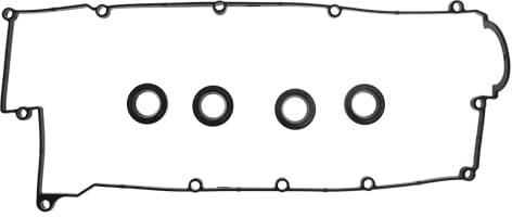 Motoforti Junta de Tapa de Válvula Junta de Sello de Válvula de Culata para Hyundai Elantra 2.0L Dohc L4 16V 2003-2012 Caucho con Sellos de Bujía No.2244123800 Negro