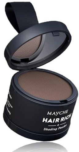 Maycheer Hairline Powder for Women, Maycheer Hair Shadow, Maycheer Magic Root Cover Up, Maycheer Hair Rich Shading Powder (28#Deep Mocha)