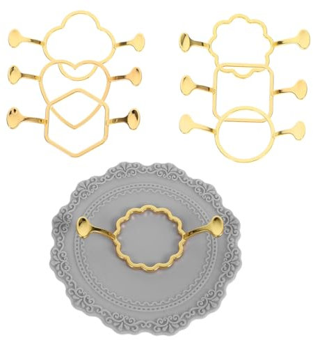 FOYTOKI Wachssiegel-stempel-set 7-teiliges Metallformen-pad Für Hochzeitseinladungen Und Dekoration
