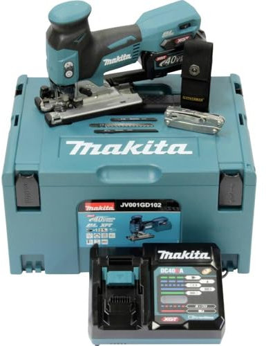 Makita JV001GD102 JV001GD102 - Sierra de calar (batería, 40 V, 2,5 Ah, sin escobillas)