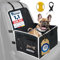 VANEJA Hundesitz Auto Extra Stabiler Hundeautositz für kleine & mittlere Hunde Schadstofffrei TÜV-geprüft,4 Gurte Sitzanker, Wasserdichter, verstärkter Hundekorb für Vorder- & Rücksitz schwarz