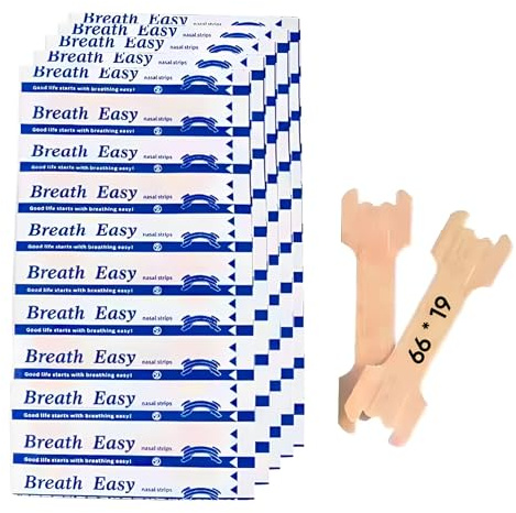 Everyday Nose Strips – Gentle Nasal Strip for Sleep, Fitness & Daytime Use (100 Size Pack) (66mm*19mm)