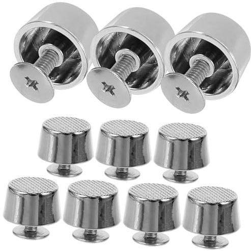 Gatuida Piedini per Borse a Vite 12mm 10 Pezzi, Borchie Metalliche