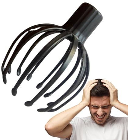 Masseur De Tête - Claw De Poulpe Électrique | Masseur Du Cuir Chevelu, Clahage Electtric SCAALP, Gratteur Portable | Outil De Relaxation Pour Le Soulagement Du Stress, Le Massage Des Tissus Profonds,