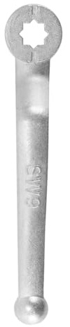 Gutol Poignée de remplacement pour vanne à bille hydraulique SW9 9x9 mm