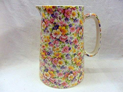 Olde England Chintz 4 Pint jug Pitcher by Heron Cross Pottery.