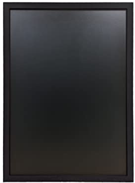 Ardoise murale cadre carré en bois couleur noir dimensions 83 x 63 cm - Fabrication française