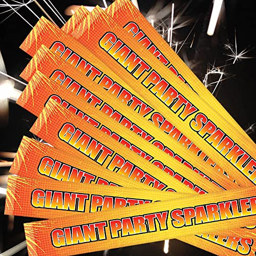 Inevitable Party Pack of 100 x 40cm (16) Giant Handheld Sparklers - Great for Weddings, Birthday Parties, Halloween, Bonfire Night, Christmas and New Year