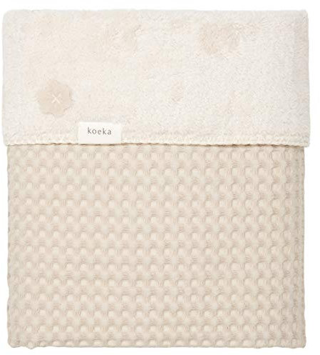 Koeka Einzelnedecke - Tagesdecke - Wohndecke - Mit Teddyfutter - Oslo - Waffelstoff Aus Baumwolle - Waschbar -
