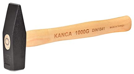 KANCA HAM-300, Machinist Hammer, Blacksmith Hammer, Ash Wood Handle, Hand Tools And Home Improvement, Drop-Forged Head, Machinist Tools, 300 GR, 0.82 LBS