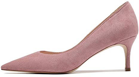 EDEFS Scarpe col Tacco Donna,Donna Scarpe col Tacco Gattino,6.5CM Mid Heel Scarpe