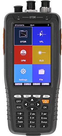 Netzwerk Messgerät AUA28U 4-in-1 OTDR Glasfasertester Optisches Zeitbereichsreflektometer Visueller Fehlerorter Optischer Leistungsmesser 1550 Nm 60 Km Zum Testen der Entfernung von Ethernet Kabeln