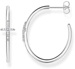 THOMAS SABO Damen Ohrringe Creolen Karma Beads 925