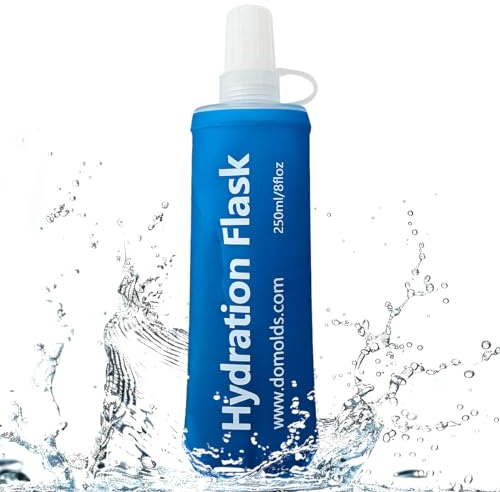 TXSN Bouteille souple de 250 ml, bouteille d'eau de course pliable en TPU pour course à pied, sac d'hydratation, cyclisme, randonnée, marathon