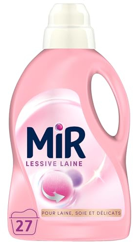 Mir Lessive Liquide Laine Main & Machine Formule Unique 3en1, 1.35L