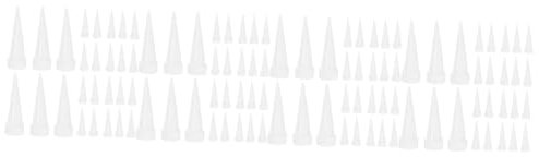 Lurrose 400stücke Präzisions-dichtungsdüsen Für Kontrollierte Anwendung Von Kleber Und Dichtmittel Wiederverwendbare Spritzdüsen Für Und -projekte Für Verschiedene Anwendungen