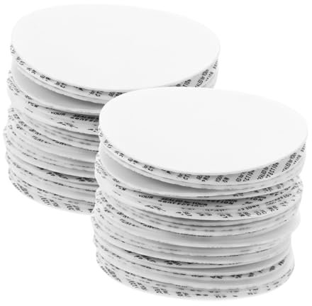 ABOOFAN 100pcs Sealing Gasket Pressure Activated Seals Cap Liners Foam Sealing Inserts Jar Seals Cap Liners for Glass Jar Bottles Containers Food Storage