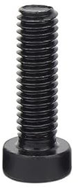 Wildeep 1/2 Stück M8 M10 M12 Länge 10–50 mm Stahl der Güteklasse 8.8, schwarzer Innensechskant, dünner, Flacher Kopf mit kurzem Profil, B166(25mm,M12(1PCS))