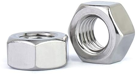 Yesmin 12 Pcs M4 Of Hexagonal Nuts,304 Stainless Steel Nuts,Used For Locking Washers,Bolts,And Screws-M4