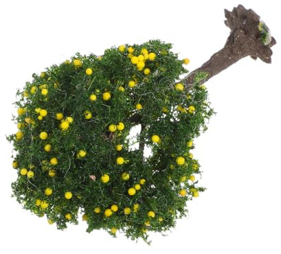 CAXUSDe Árbol De Micropaisaje Artificial Realista De Árbol Frutal Miniatura De Plástico para Mesas Accesorios De Maquetas Arquitectónicas y Decoración De Jardines