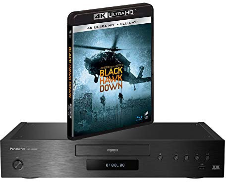 MULTIREGION Blu-ray Player Compatible with Panasonic DP-UB9000 MultiRegion Blu-ray Region A, B & C - DVD Regions 1-8 - Bundle Including Black Hawk Down 4K UHD Disc