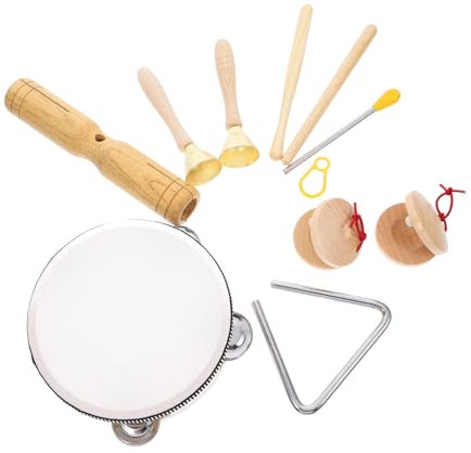 HOODANCOS Musikinstrumente-Spielzeug Für Junge Mädchen Holz Percussion Instrumente Musikspielzeug Für Vorschulerziehung Geeignet Für Kleinkinder Und Junge Mädchen