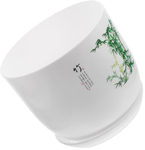 ibasenice Maceta de para Plantas Suculentas con Drenaje y Platillo Jardinera Decorativa para Interior y Exterior Diseño Práctico y Capacidad Adecuada para Cactus y Flores
