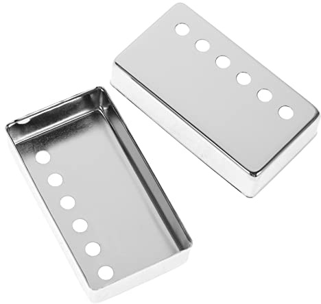 Abaodam 2stücke Gitarren-tonabnehmerabdeckungen Gitarre Ersatz-pickup-abdeckungen Polabstand und Kompatibel mit Humbucker-tonabnehmern