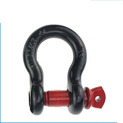 Tow Hook Ring Shackle for 2-Ton, 3.25-Ton, and 4.75-Ton Capacity - Heavy-Duty, Universal Tow Hook for Trucks and Trailers