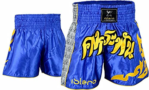 Islero Muay Thai Fight Shorts MMA Kickboxen Grappling Kampfsport Ausrüstung UFC Herren (klein)