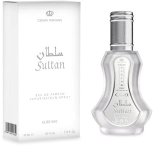 Business Square – Al Rehab SULTAN Parfum Oriental Vaporisateur 35 ml Collection Attar – Notes de Fleur d’Oranger, Jasmin & Bergamote – Pour Femme & Homme – Fabriqué à Dubaï