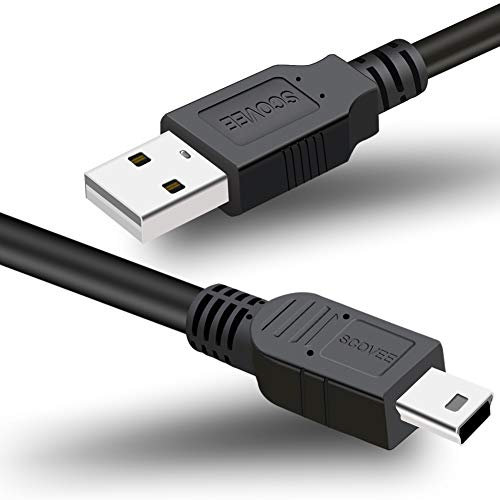 SCOVEE Replacement USB Cable Power Cord for Blue Yeti Recording Microphones MIC,Blue Yeti Pro USB Microphone,Snowball iCE Mic Black Out,Mini Charger Cable,Mini-B Charging Wire