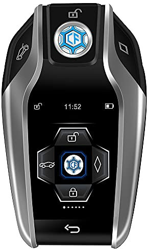 Youmecity Smart LCD Touch Car Key Auto Remote Central Kit de bloqueo de la puerta del vehículo sin llave cómodo sistema de entrada con cubierta de la caja del coche