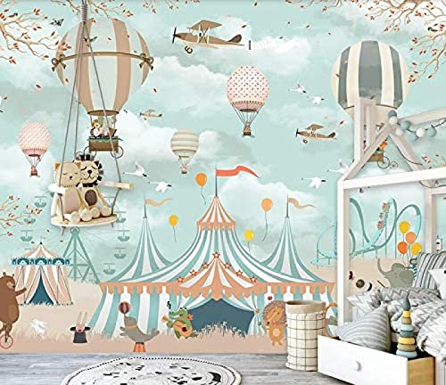 XLMING Circo 3D Decoración Fotomural sala Sala de estar Pared Pintado Papel tapiz no tejido-430cm×300cm