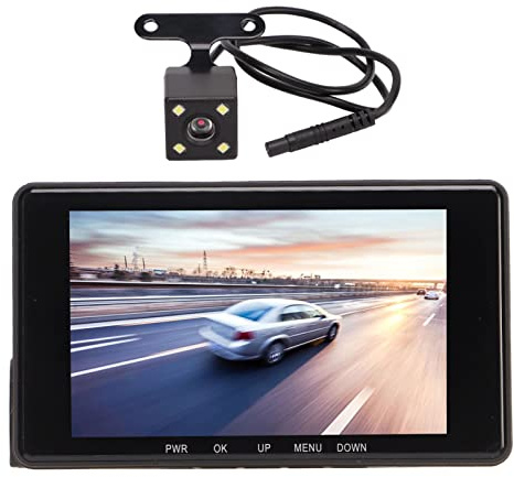 ASHATA Auto Dashcam, DVR 3 Kamera Dashcam, Dashcam für Autos mit 4 Zoll IPS Touchscreen, Autokamera 170 Grad Armaturenbrettkamera, Rekorder mit Nachtsicht, Parkmodus