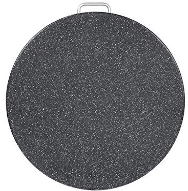 Tabla De Cortar Redonda, Tabla De Cortar De Cocina De Plástico Con Asa, para Verduras Frutas Queso Carne, Diámetro 38 Cm, Grosor 1,9 Cm little surprise