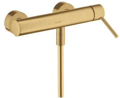 hansgrohe AXOR Starck Einhebel-Brausemischer Aufputz mit Pingriff, 10611250, Farbe: Brushed Gold Optic