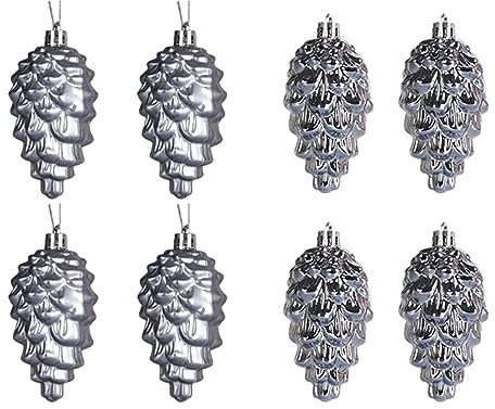 Weihnachten Tannenzapfen Anhänger für Weihnachtsbaum Künstliche Tannenzapfen Kleine Tannenzapfen Ornamente Weihnachten Tannenzapfen Bulk für Handwerk Weihnachtsbaum Girlande