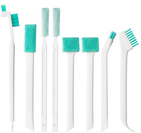 YILANJIN 8 Piezas Cepillos de Limpieza Multifuncionales, Cepillo para Grietas para Limpieza, Cepillo para Taza, Cepillo de Cocina, Cepillo de Limpieza de Ranuras, Juego de Cepillos de Limpieza
