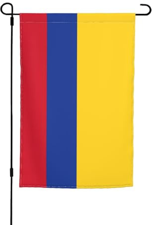 BBEXJIGY Drapeau de la Colombie - Décoration extérieure - 30,5 x 45,7 cm - Décoration de jardin