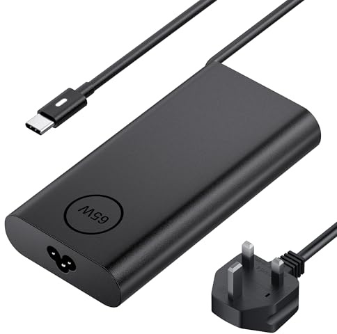 65W USB C Charger Compatible with Dell Laptop Charger for Dell Latitude 5520 5530 5540 5550 5420 5430 5440 5450 7420 7430 7440 7520 7340 7330 Inspiron 14 16 Chromebook 3100 XPS 13 Type C Power Supply