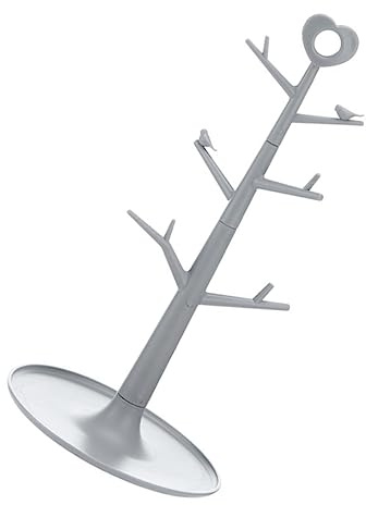 Garneck Plastic Mug Holder Cup Drying Rack Stand with Non-Slip Design for Kitchen Storage Stylish and Simple Cup Organizer Neatly and Keep Them Dry